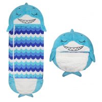 Dětský plyšový spacák nebo polštářek - Žralok modrý, velikost S