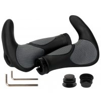 Gripy na kolo s ergonomickým tvarem - Šedo černé