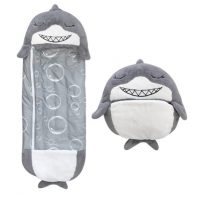 Dětský plyšový spacák - polštářek - velikost L - Žralok