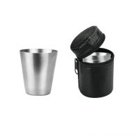 Sada kalíšků z ušlechtilé oceli - 4 kusy