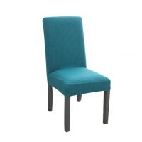 Univerzální napínací potah na židli - Tyrkysový Fleece