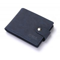 RFID peněženka s průhlednými kapsami - tmavě modrá