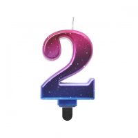 Galaxy narozeninová svíčka - 2