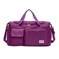 Velkokapacitní cestovní Gym sportovní taška - Tmavě fialová
