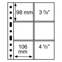 Průhledné albové listy (5ks) - GRANDE 3/2C, na pivní tácky