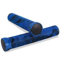 Žíhané rukojeti na kolo - Modro černé