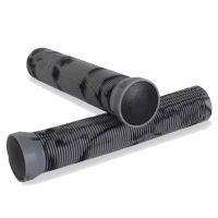 Žíhané rukojeti na kolo - Šedo černé