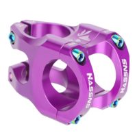 Nastavitelný představec na řídítka 35 mm - Fialový