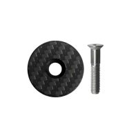 Krytka hlavovky z uhlíkového vlákna matná - Stříbrný šroub