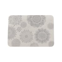 Savá protiskluzová podložka 39,5 x 39,5 cm - Bílá