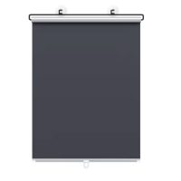 Zatemňovací roleta na okno - Černostříbrná 50 x 125 cm