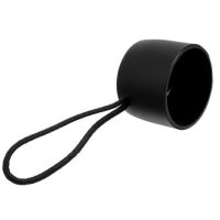 Náhradní plastová rukojeť se závitem 15-16 mm k deštníku - Černá