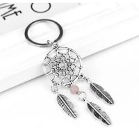 Přívěsek na klíče - Lapač snů - Pink