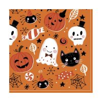 Papírové ubrousky - Halloween