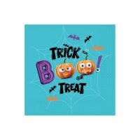 Papírové ubrousky - Halloween BOO