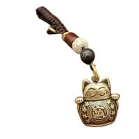 Přívěsek na klíče - Šťastná kočka