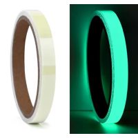 Svítící samolepicí páska - Zelená, 1 cm