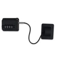 Přídavný zámek na okna a dveře s číselným kódem - Černý