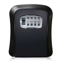 Bezpečnostní schránka s kódovým zámkem – IP65, Černá