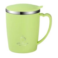 Termo hrnek s víčkem 350ml - Světle zelený