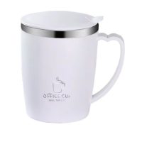 Termo hrnek s víčkem 350ml - Bílý