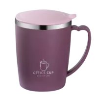 Termo hrnek s víčkem 350ml - Fialový