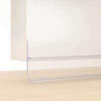 Samolepicí lišta pod dveře 100 cm - Transparentní