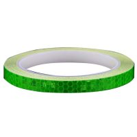 Reflexní samolepicí páska - Zelená, 1 cm