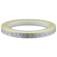 Reflexní samolepicí páska - Stříbrná, 1 cm