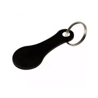 Přívěsek s nákupním žetonem - Černý