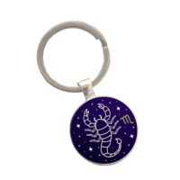 Kovový přívěsek na klíče - znamení Štír