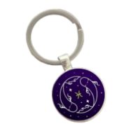 Kovový přívěsek na klíče - znamení Ryby