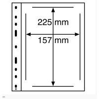 Průhledné albové listy (10ks) - OPTIMA - 1 kapsa