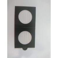 Samolepicí černý obal na skladování mincí - 32,5 mm