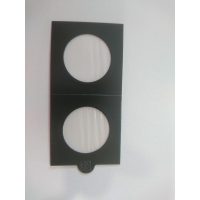 Samolepicí černý obal na skladování mincí - 27,5 mm