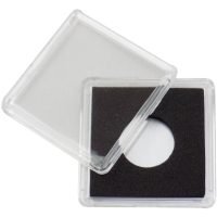 Plastový čtvercový obal na mince - 37 mm