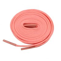 Fluorescenční tkaničky do bot široké, jeden pár - Růžové, 100 cm