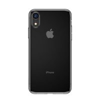 Silikonový kryt Baseus na iPhone XR - Černá transparentní