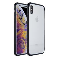 Sulada Hliníkový Bumper na iPhone XS Max - Černá