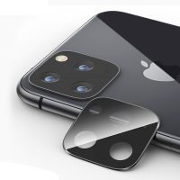 Tvrzené sklo Titanium na zadní kameru iPhone 11 Pro/ 11 Pro Max - Černá