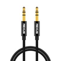Odolný audio kabel Rexlis 3.5mm jack (5 m) - Černá