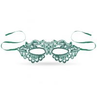 Krajková maska - Emerald Lady