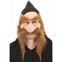 Pánská polomaska Gnoma - Hnědá