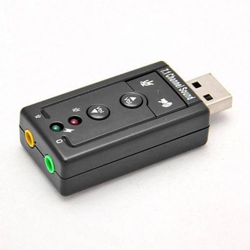 Foto - USB zvuková karta 7.1 kanálů pro PC a notebook