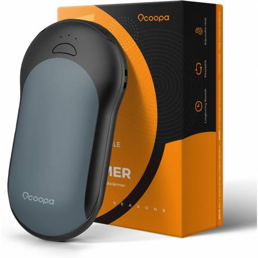 Foto - Powerbanka s ohřívačem rukou - Modrá, 10.000 mAh