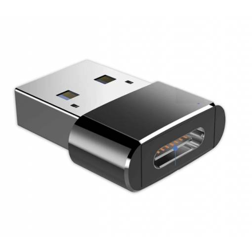 Foto - Redukce USB 2.0 (M) na USB-C (F) OTG - Černá