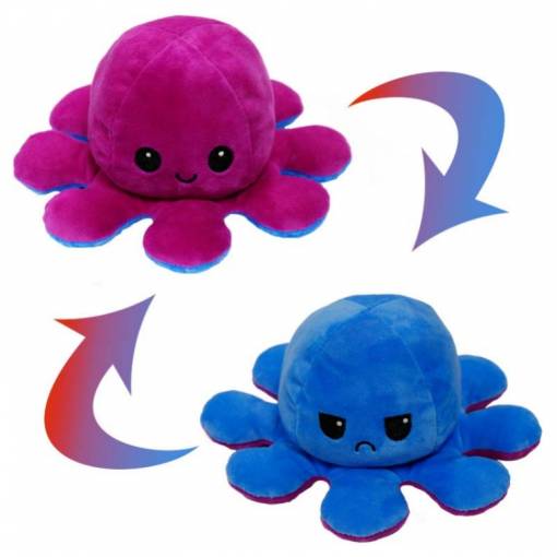 Foto - Oboustranná chobotnice změna nálad - Fialová a Modrá