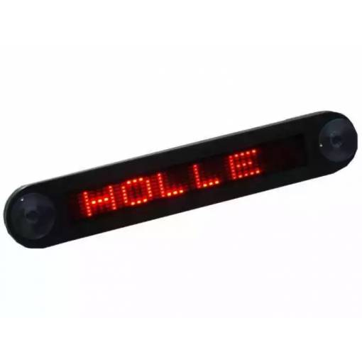 Foto - Programovatelný Auto LED panel s pohyblivým textem a dálkovým ovládáním