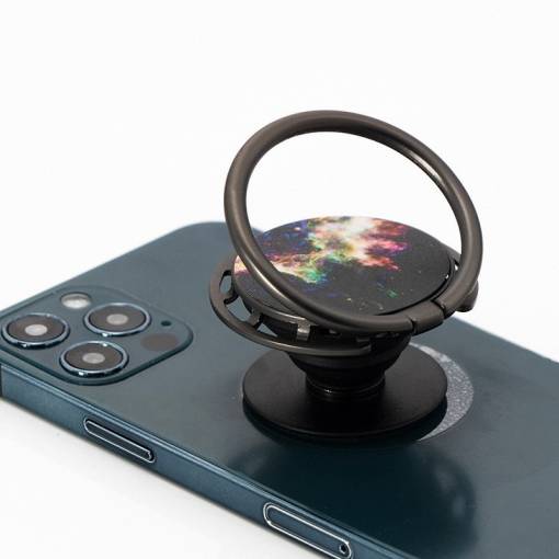 Foto - Pop Socket držák na mobilní telefon - Galaxie, zelená