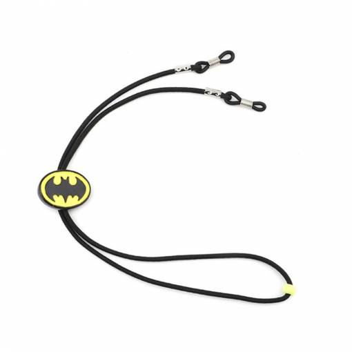 Foto - Dětská elastická šňůrka na brýle - Černá, Batman